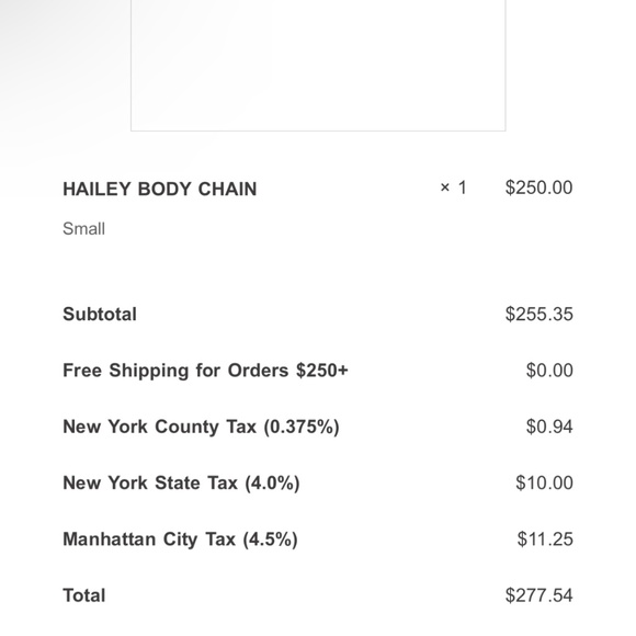 Hailey Body Chain - Picture 4 of 4